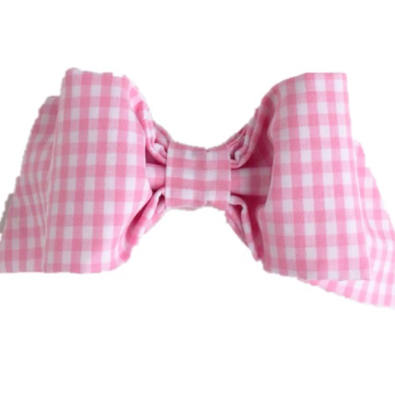 Pixie Pink Gingham – Ribbon and Bows Oh My!